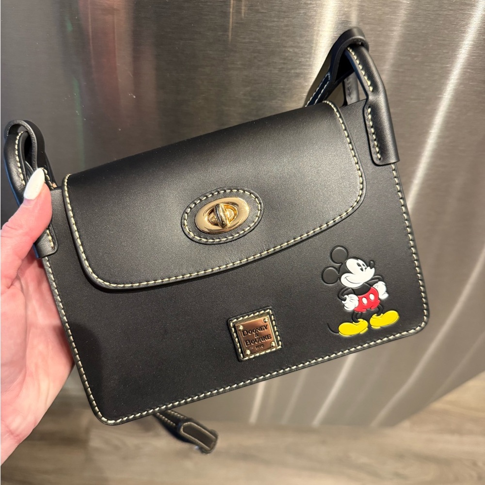 Black Mickey Mouse Crossbody Bag